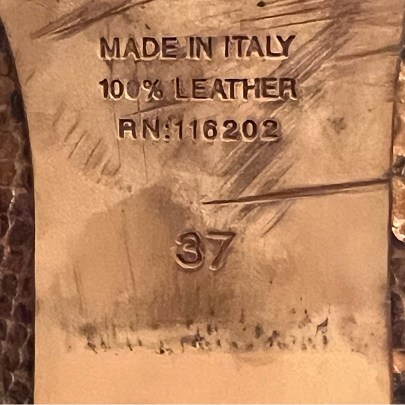 Zadig & Voltaire Women Python Ankle Bootie Made in Italy Size 37 (US 7) - Picture 11 of 14